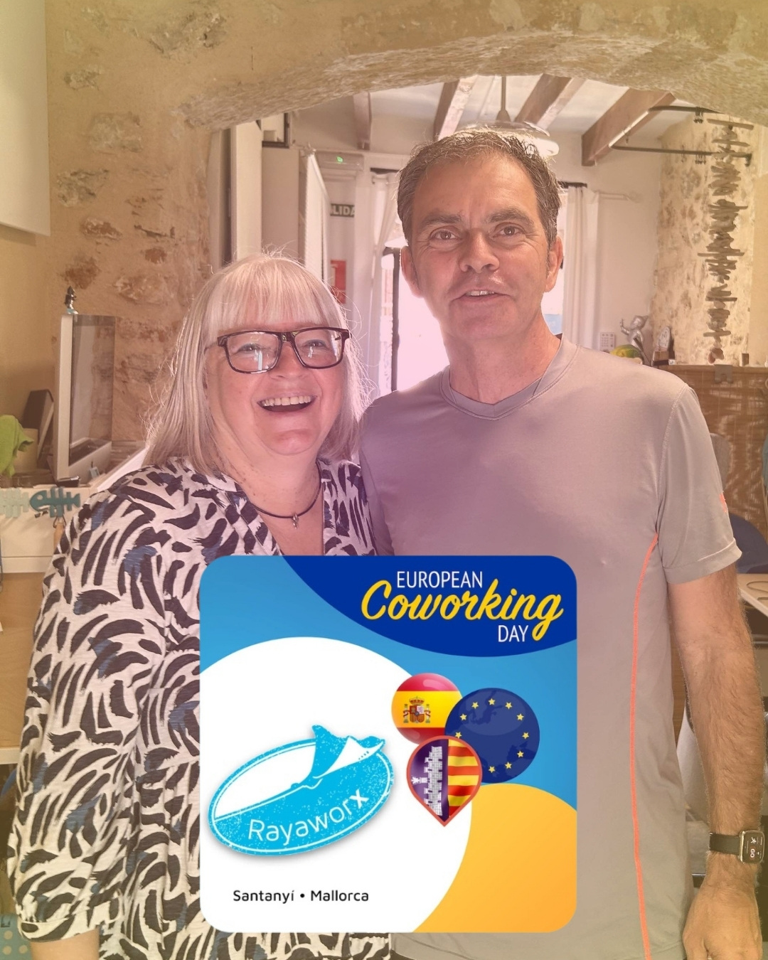happy european coworking day rayaworx mallorca